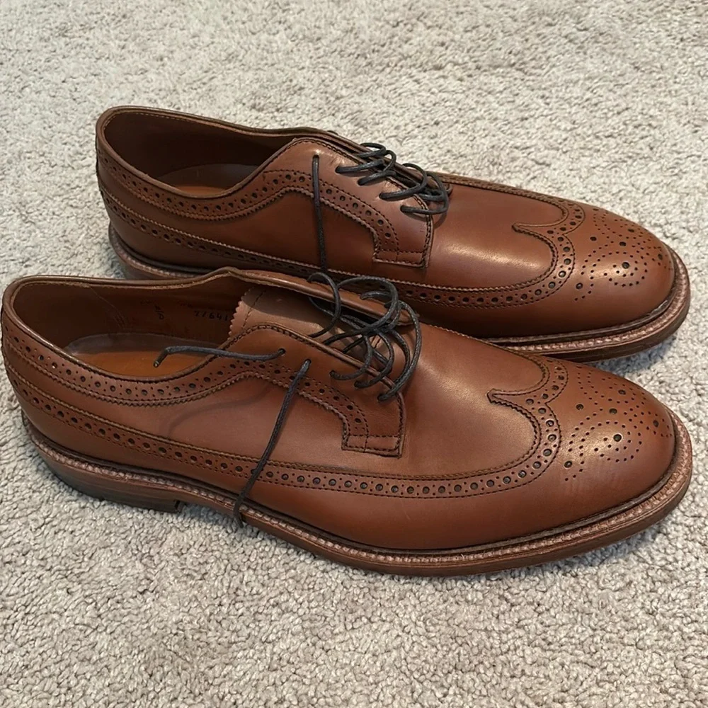 J Crew Alden® for J.Crew longwing bluchers in tobacco 18582